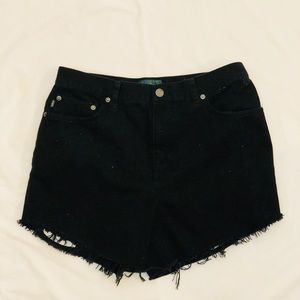 Ralph Lauren destroyed high waisted shorts